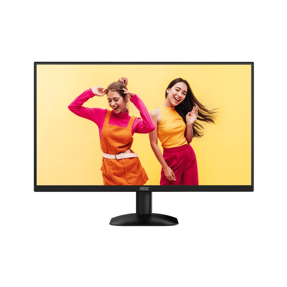 AOC U27B35 27' 4K Monitor : 27' IPS, 3840×2160 @ 60Hz, 4ms response, 300 cd/m² brightness, 125% sRGB, 1.07B colors, HDMI & DP inputs, tilt stand - Image 1