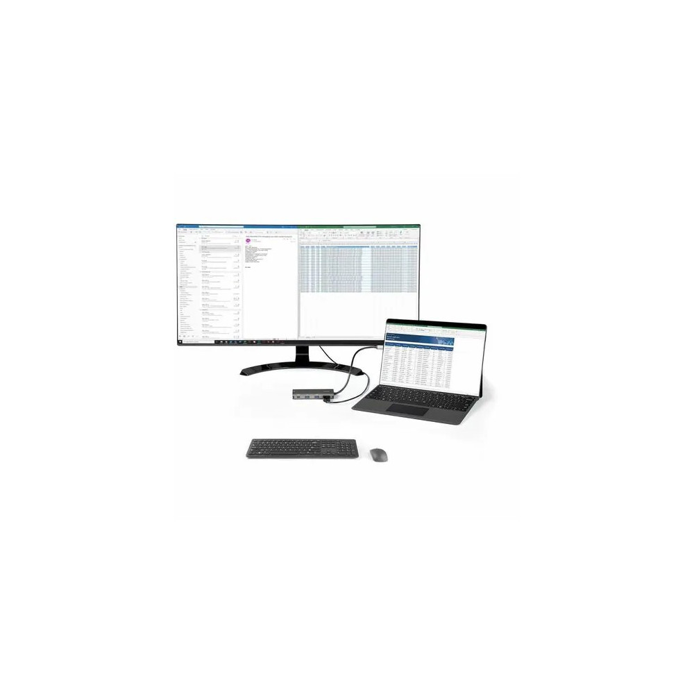StarTech DKT31CHPDL USB 3.1 (3.1 Gen 2) Type C Docking Station for Notebook, Tablet, Workstation - 100 W Power Supply - Grey - 1 Displays Supported - 4K - 3840 x 2160 - 3 x USB Ports - 1 x USB Type-A Ports - USB Type-A - USB Type-C - Network (RJ - Image 8