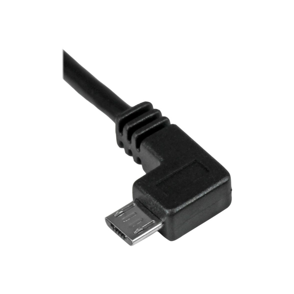 StarTech USBAUB2MLA 2M USB2.0 A TO MICRO USB2.0 B, M/M, LEFT ANGLE, LTW - Image 2
