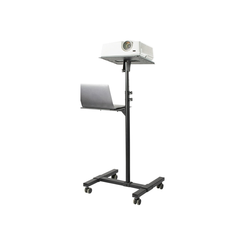 StarTech ADJPROJCART MOBILE PROJECTOR AND LAPTOP STAND/CART W/LOCKABLE WHEELS, 5 YR - Image 6