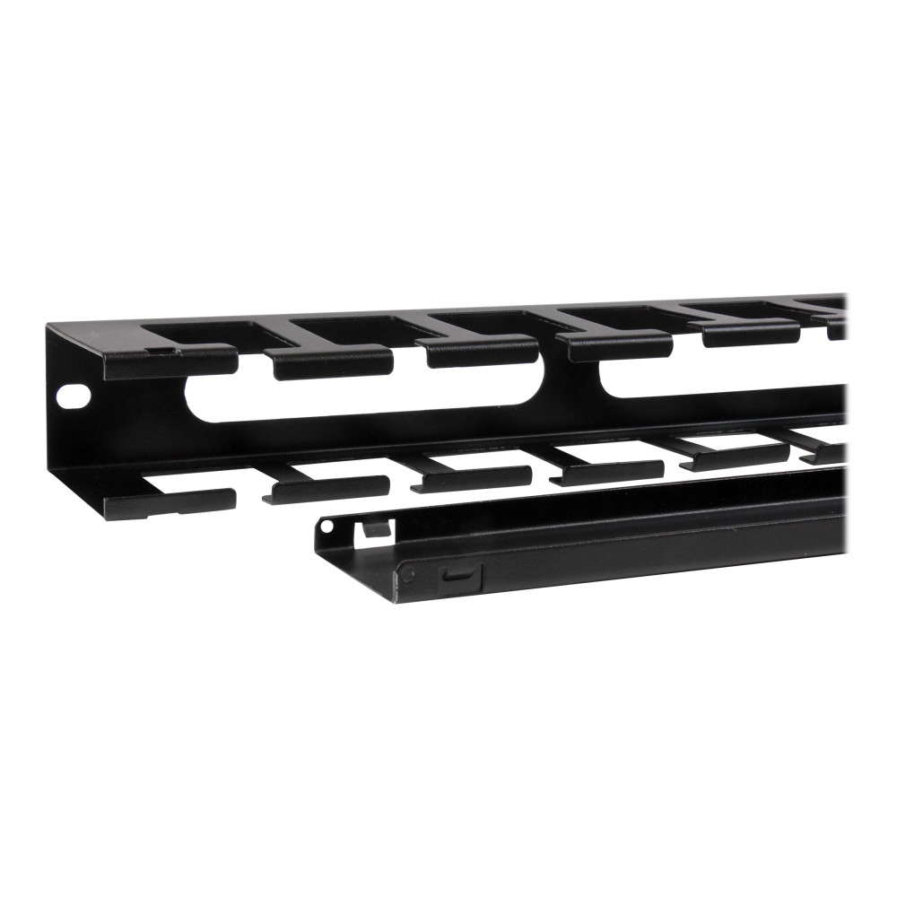 StarTech CMDUCT1UX 1U 19" FINGER DUCT RACK CABLE MANAGER W/ COVER - Image 6