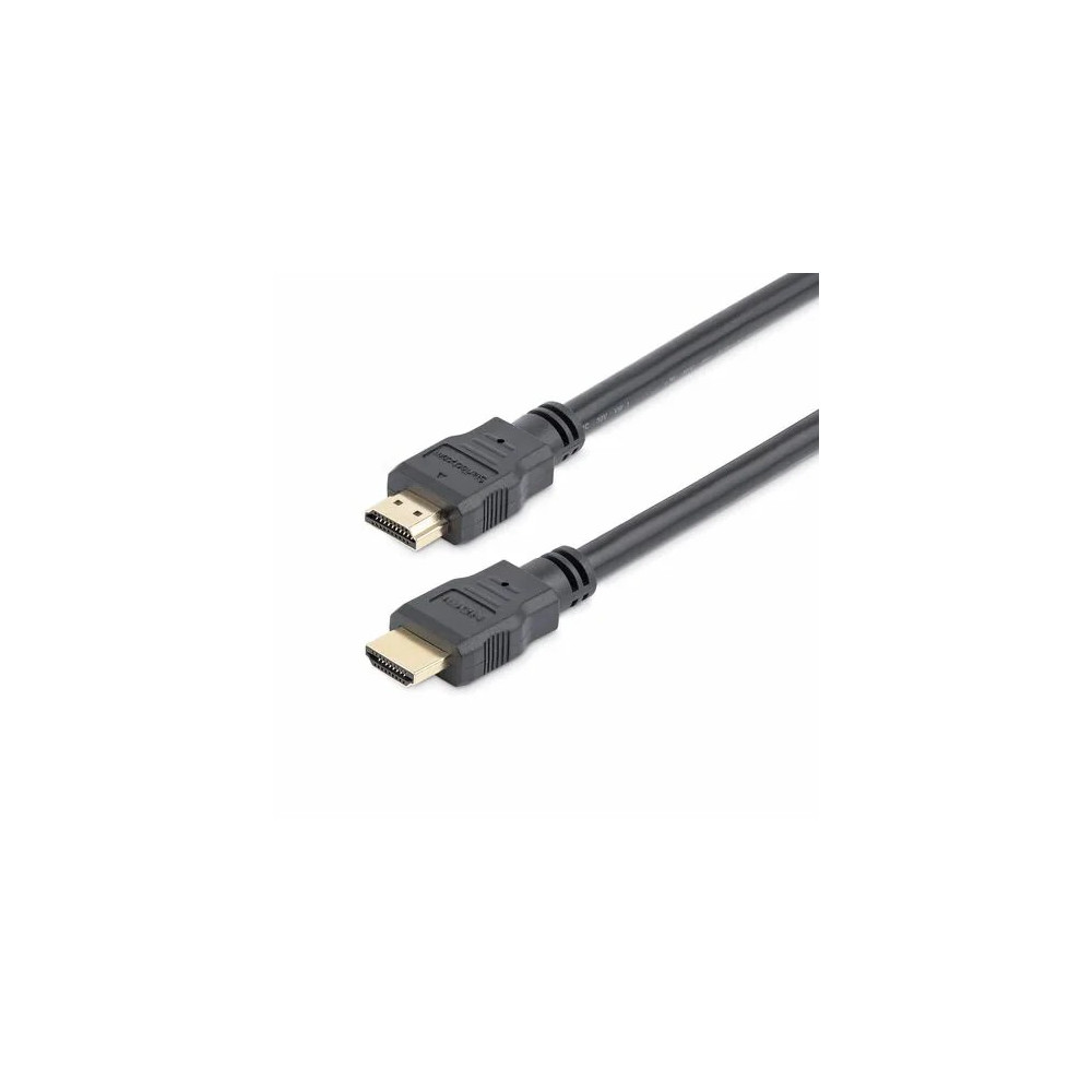 StarTech HDMM15 15ft/4.6m HDMI Cable, 4K High Speed HDMI Cable with Ethernet, Ultra HD 4K 30Hz Video, HDMI 1.4 Cable/HDMI Monitor Cord, Black - Cable for Blu-ray Player, HDTV, DVD Player, Stereo Receiver, Projector, TV - First End: 1 x 19-pin HD - Image 2