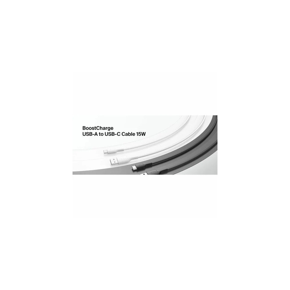 Belkin CAB021FQ2MBK BoostCharge 2 m USB-C/USB-A Data Transfer Cable - Cable for iPhone, MacBook - First End: 1 × USB Type A - Male - Second End: 1 × USB Type C - Male - Black - Image 3