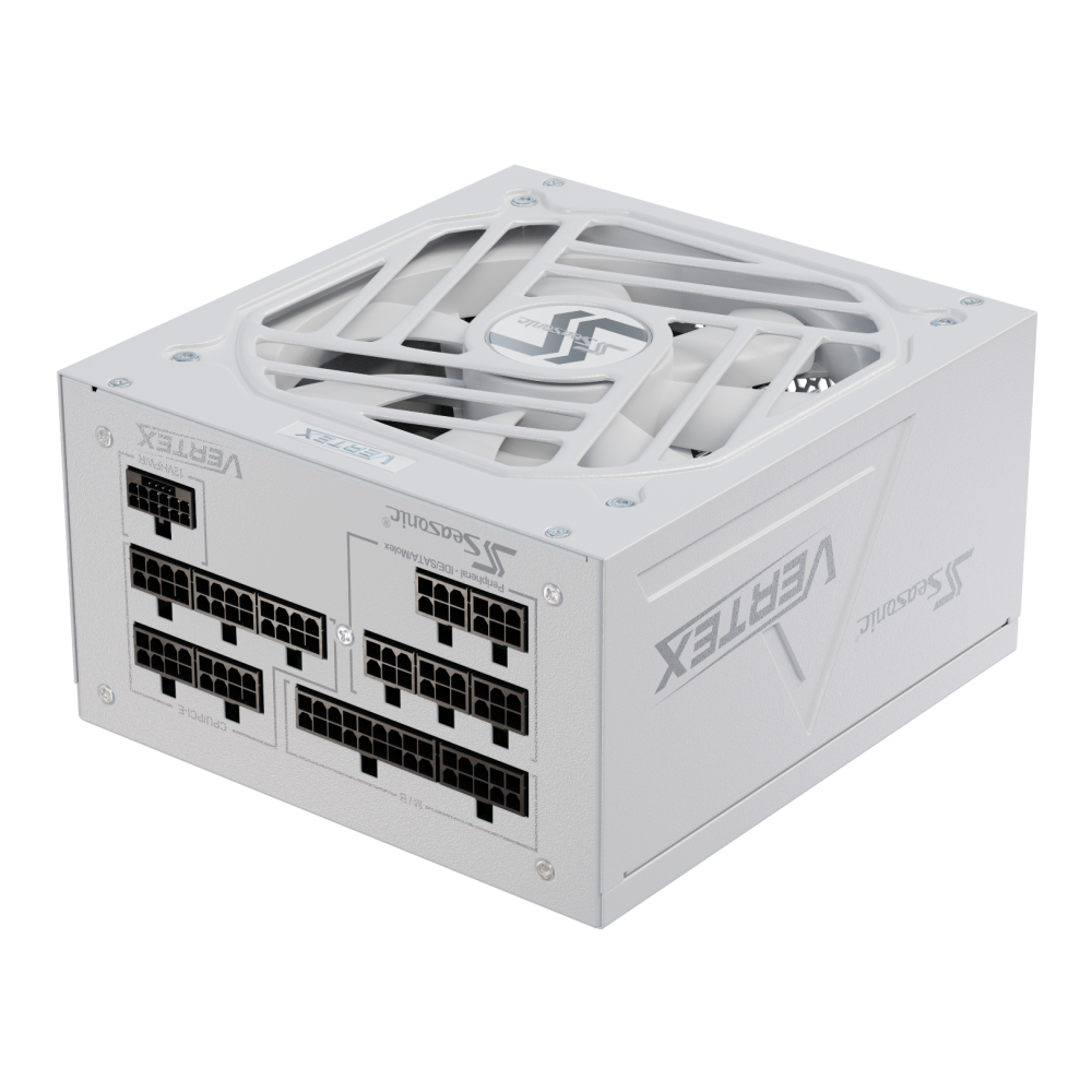 Seasonic PSUSEAVERTEXWHITEGX1000 VERTEX GX-1000 White 1000W ATX 3.0 Gold Modular PSU - Image 2