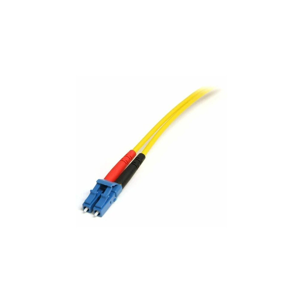 StarTech SMFIBLCSC7 7m Fiber Optic Cable - Single-Mode Duplex 9/125 LSZH Fiber Jumper Cord - LC/SC - Connect fiber network devices for high-speed transfers with LSZH rated cable - 7m LC/SC Fiber Optic Cable - 7 m LC to SC Fiber Patch Cable - 7 m - Image 4