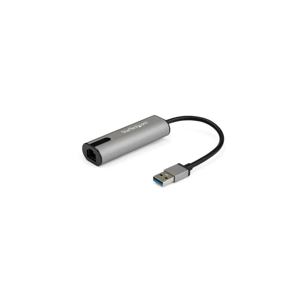 StarTech US2GA30 2.5Gigabit Ethernet Adapter for Notebook, Computer - 10Base-T, 1000Base-T, 100Base-TX, 2.5GBase-T - Portable - USB 3.0 Type A - 1 Port(s) - 1 - Twisted Pair - Image 1