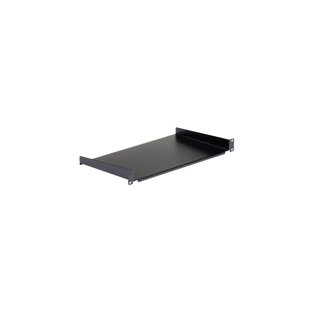 StarTech CABSHELF1U10 1U Server Rack Cabinet Shelf - Fixed 10" Deep Cantilever Rackmount Tray for 19" Data/AV/Network Enclosure w/cage nuts, screws - Steel - 20.05 kg Static/Stationary Weight Capacity - Image 4