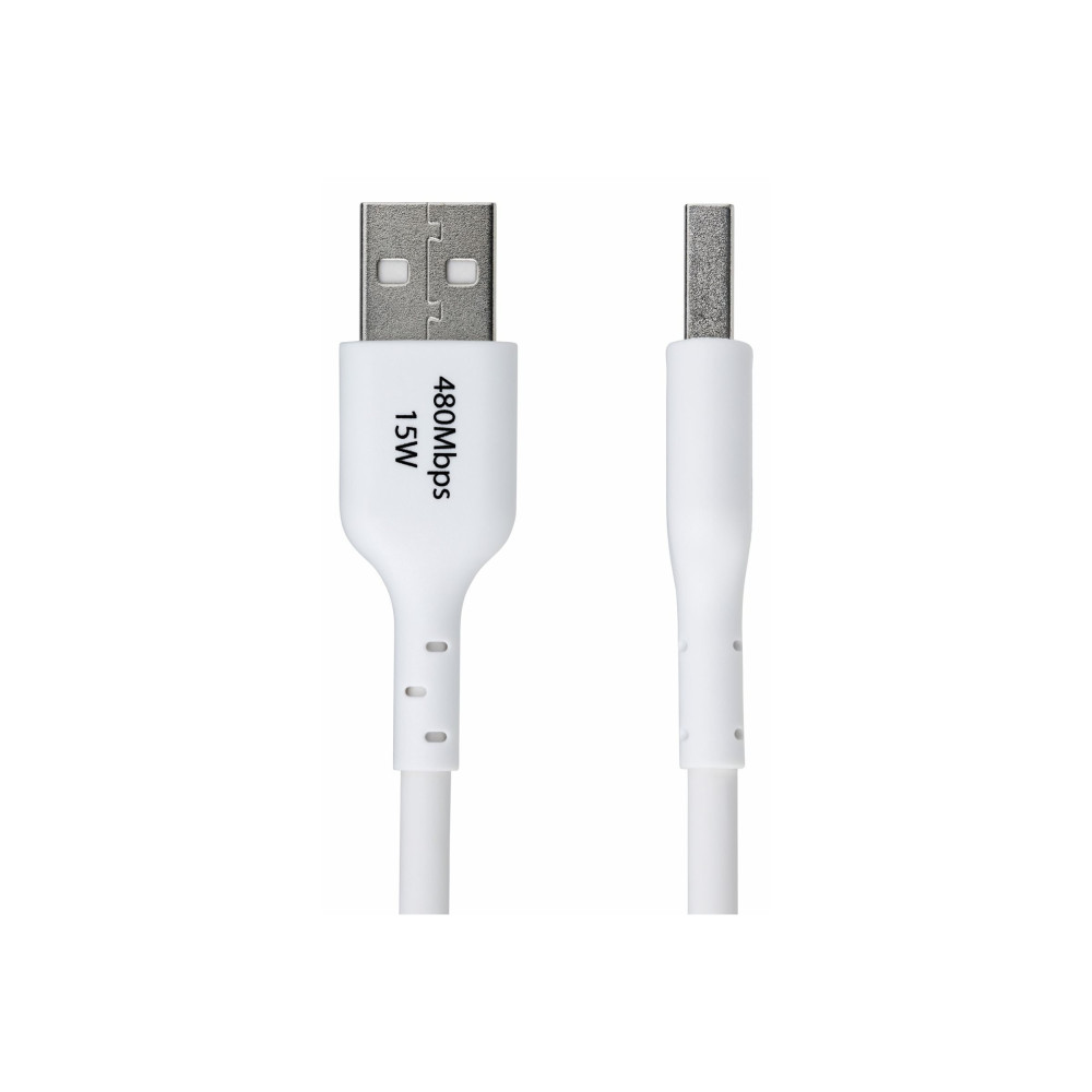 StarTech USB2AC3MNCWHE USB A TO C CABLE M M 3M USB 2 0 WHITE 15W - Image 3