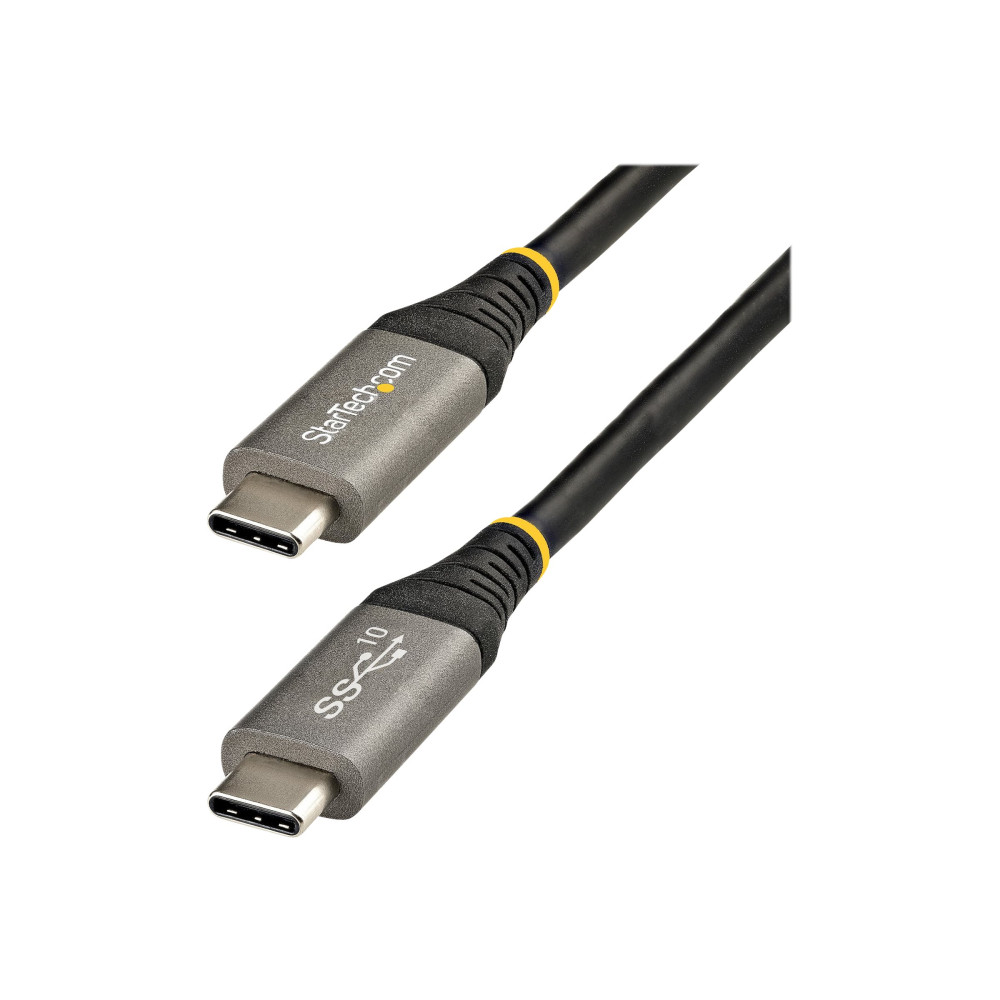 StarTech USB31CCV1M 1M USB-C CABLE 10GBPS, USB-IF CERTIFIED, 100W/5A, DP ALT MODE 2YR - Image 3