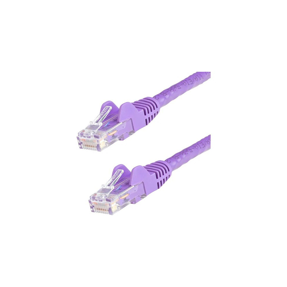 StarTech N6PATC7MPL 7M CAT6 ETHERNET CABLE - PURPLE CAT 6 GIGABIT ETHERNET WIRE -250MHZ 100W POE - Image 1