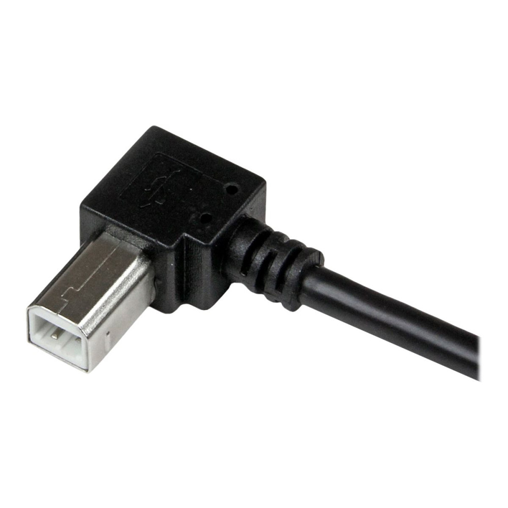 StarTech USBAB2MR 2M USB 2.0 A TO RIGHT ANGLE B CABLE - M/M - Image 4