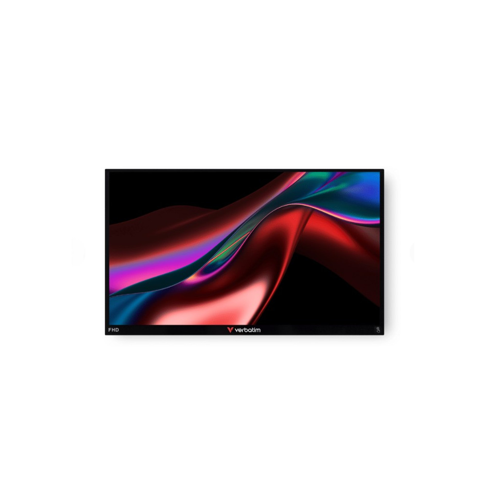 Verbatim 49592 15.6' IPS USB-C Touch Full HD 1920 x 1080, 10 Point Touch, - Tilt, Speaker, Earphone, VESA 50mm x 50mm Business Ultra Portable IOS Monitor - Image 1