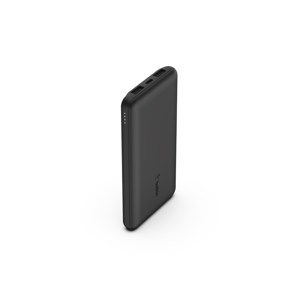 Belkin BPB011BTBK BoostCharge CCC-Certified 10k mAh Power Bank (Triple-Port)+USB-C to USB-A Cable - Black,2xUSB-A,1xUSB-C,$2500 CEW, 2 Years Warranty - Image 1
