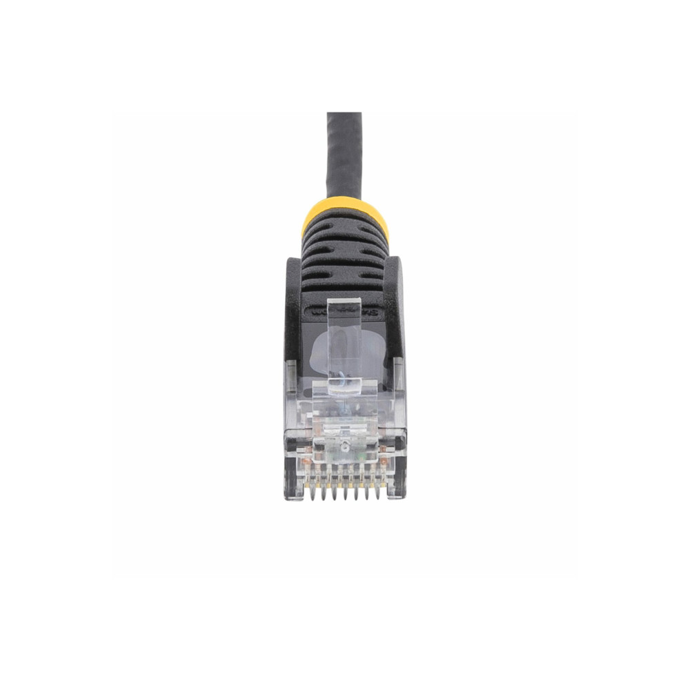 StarTech N6PAT10MBKS 10m Black Slim CAT6 Ethernet Cable, Snagless, 28AWG, LSZH, LTW - Image 5
