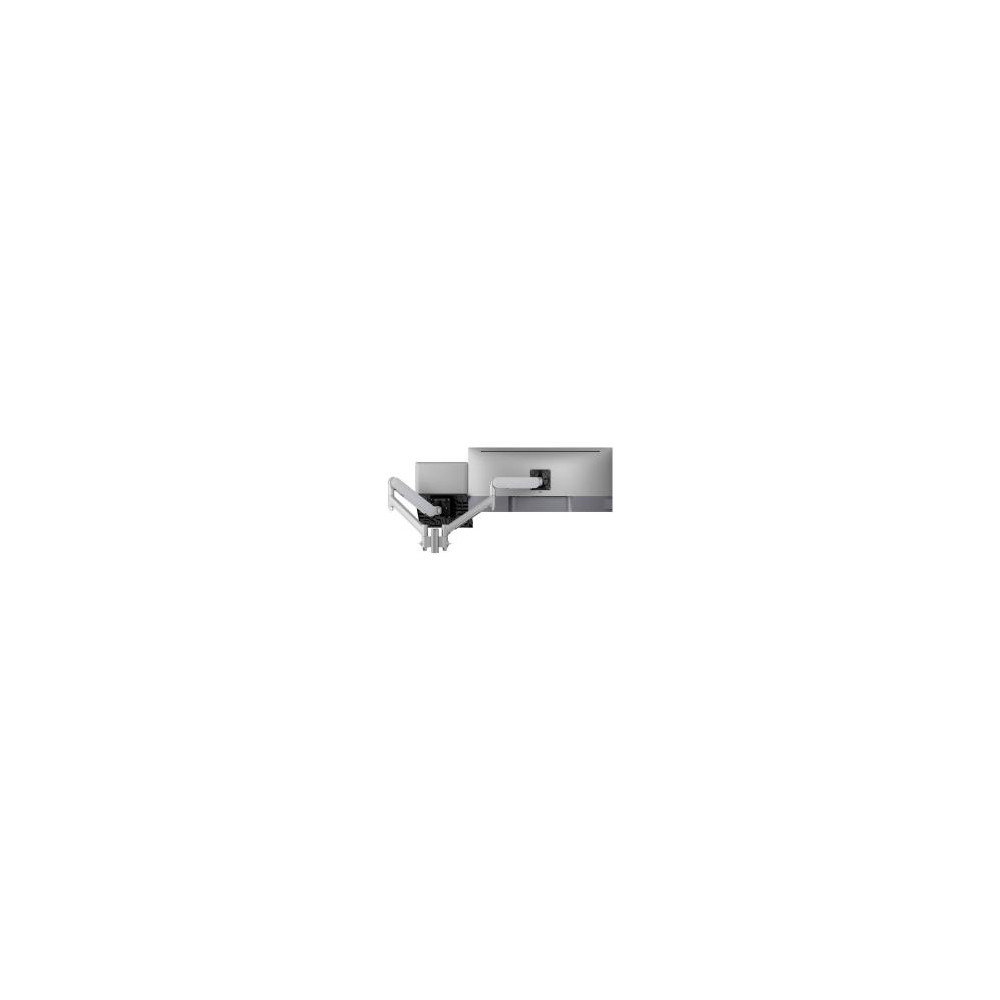 Atdec AWMS-2-ND13-B-S Laptop-Monitor Combo Mount - Bolt Through - Silver - Image 1