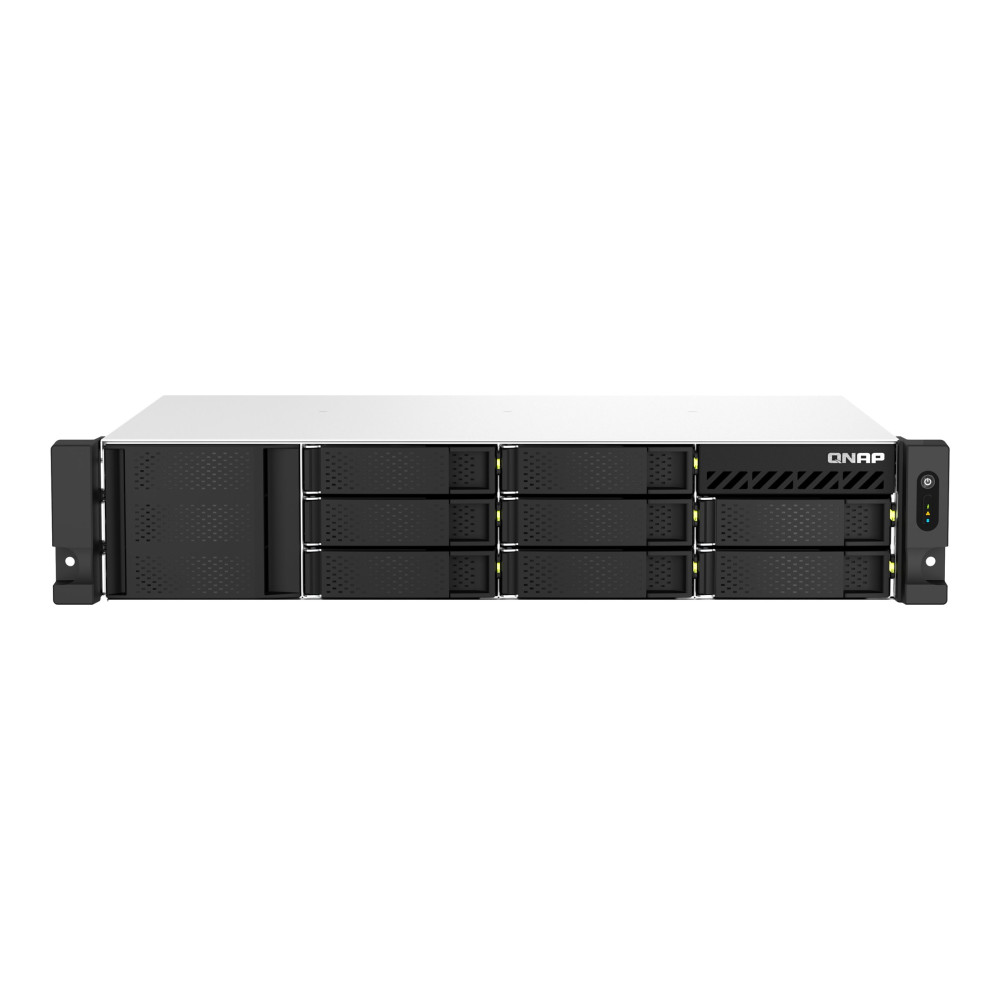 QNAP TS-864EU-8G 8-BAY NAS(NO DISK) CELERON QC 2.0GHz, 8GB, 2.5GbE(2), PCIe, 2U, 3YR WTY - Image 1