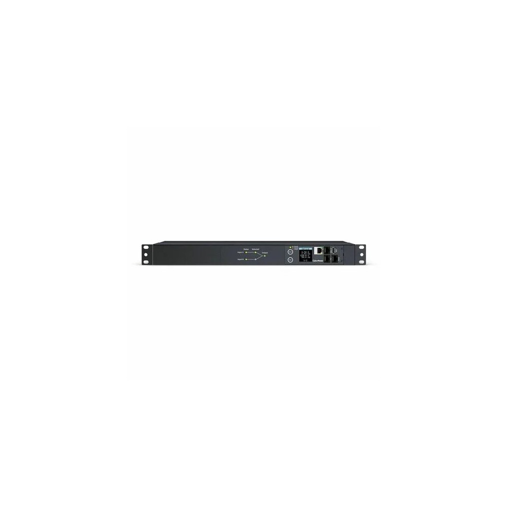 CyberPower PDU44005 Systems Switched Automatic Transfer Switch 16Amp input/output - SNMP Network Connection - 8x IEC C13 2 x IEC C19 out - IEC 320 C202 in - 3 Yrs Adv. Replacement WTY
