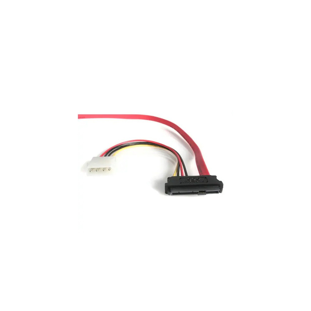 StarTech SAS729PW18 S18in SAS 29 Pin to SATA Cable with LP4 Power - Cable for Host Bus Adapter, RAID Controller, Storage Device - First End: 1 x 7-pin SATA - Male - Second End: 1 x LP4 Power - Male, 1 x 29-pin SFF-8482 SAS - Red - Image 6