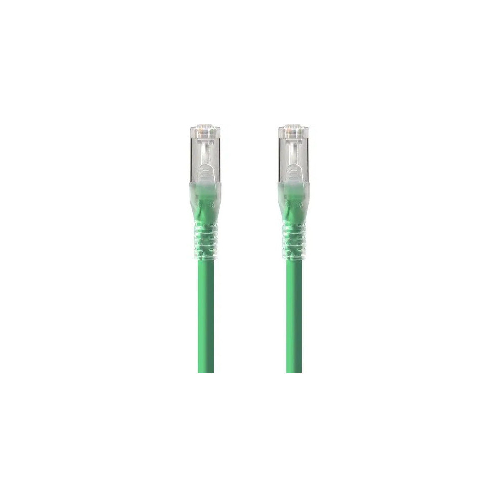 Alogic C6A-0.5-GREEN-SH 0.5m Green 10G Shielded CAT6A LSZH Network Cable