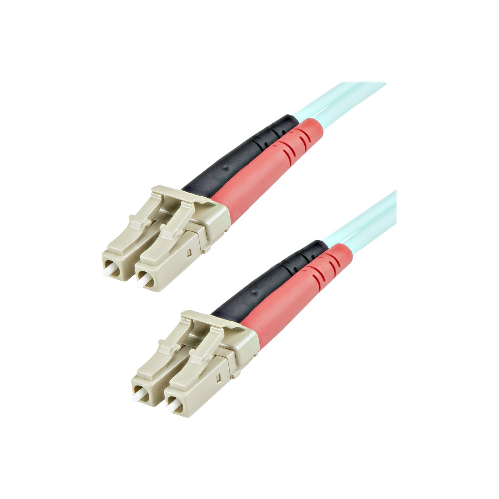 StarTech A50FBLCLC1 1M LC FIBER OPTIC CABLE ,10GB, MM DUPLEX 50 /125 - LSZH, LTW (AQUA) - Image 3