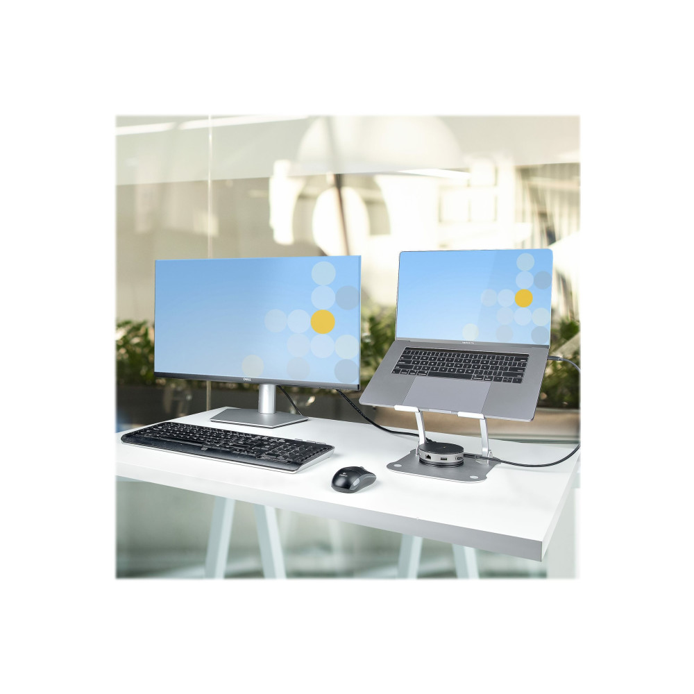 StarTech ADJ-LAPTOP-RISER LAPTOP STAND FOR DESK, ERGONOMIC LAPTOP STAND ADJUSTABLE HEIGHT, ALUMINUM, PO - Image 5