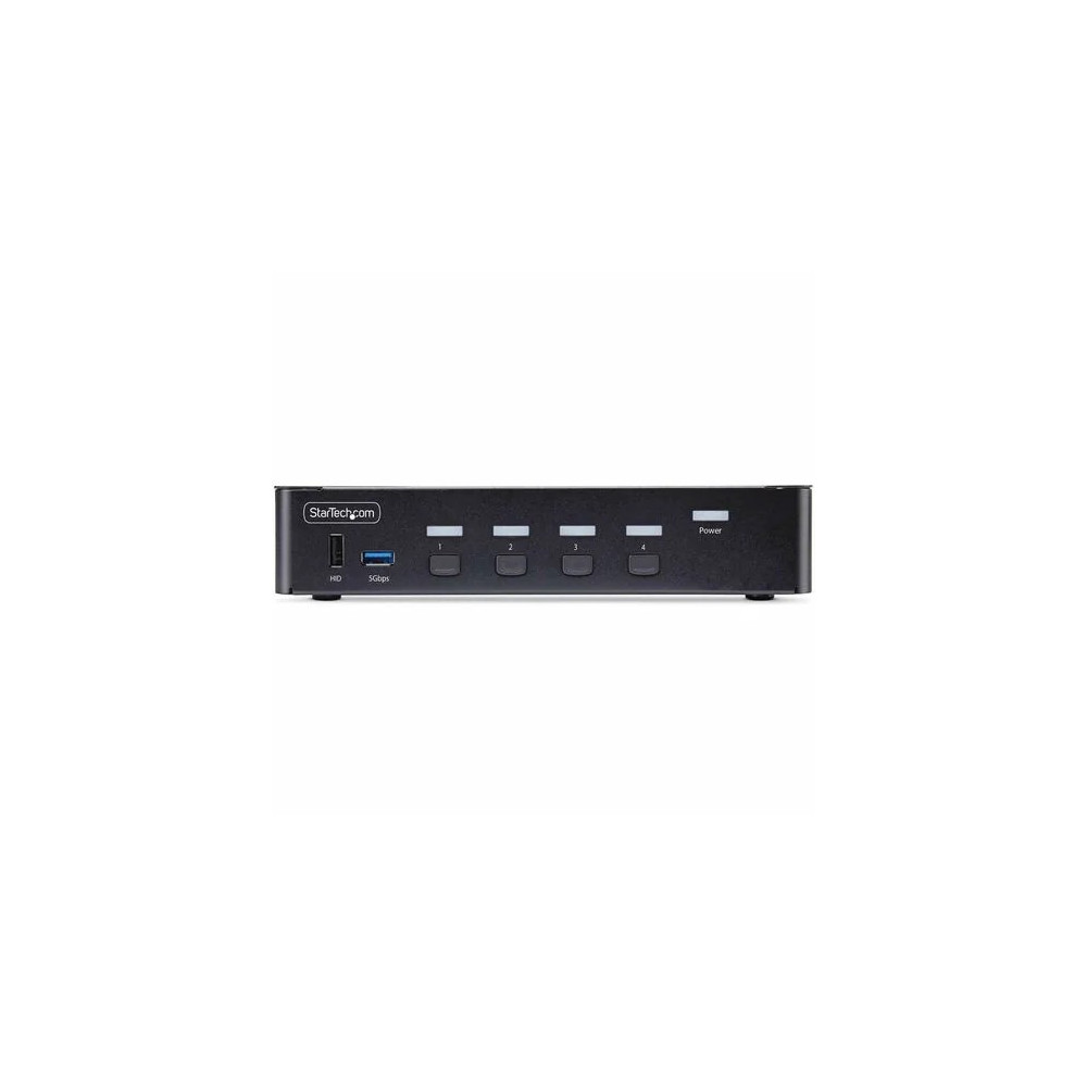 StarTech D86A2-4-PORT-8K-KVM 4-PORT DISPLAYPORT KVM SWITCH, 8K 60HZ / 4K 144HZ, SINGLE DISPLAY, DP 1.4, 2X - Image 4