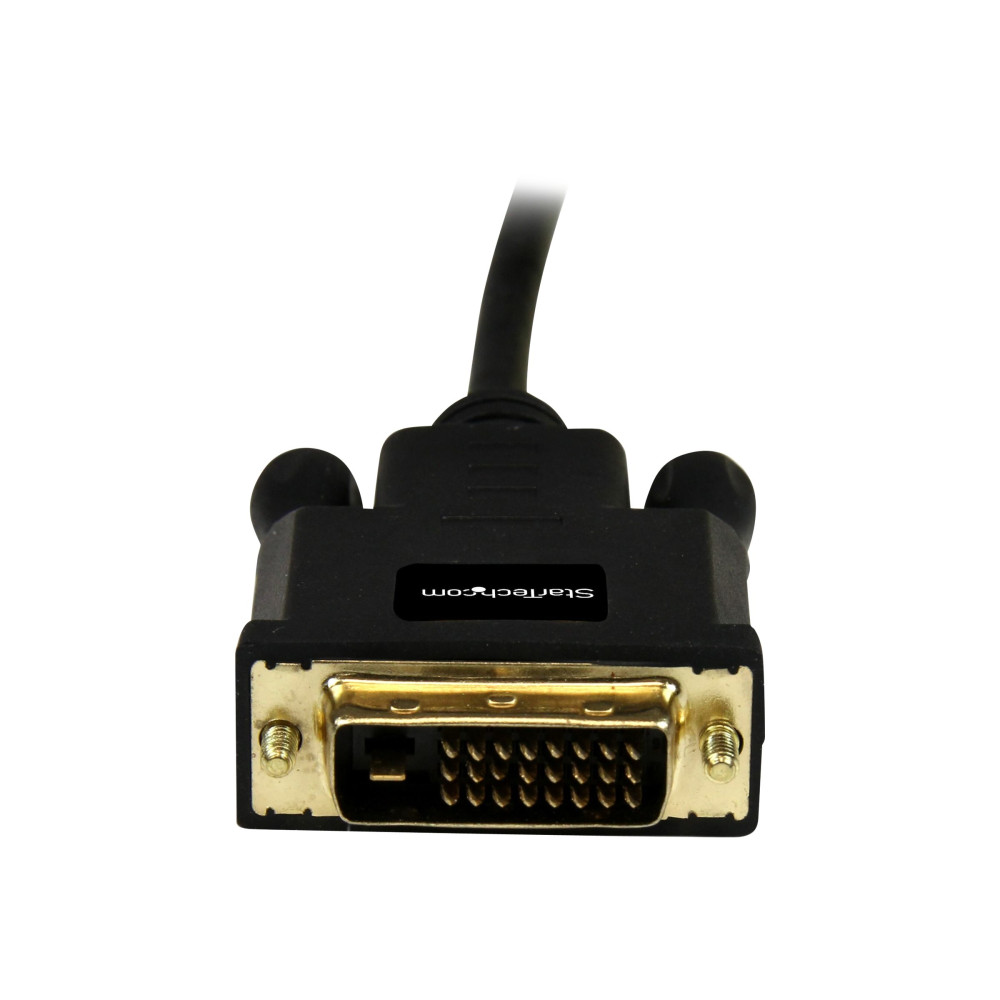 StarTech MDP2DVIMM6B 2M mDP TO DVI ADAPTER CABLE mDP TO DVI-BLACK 3YR - Image 1