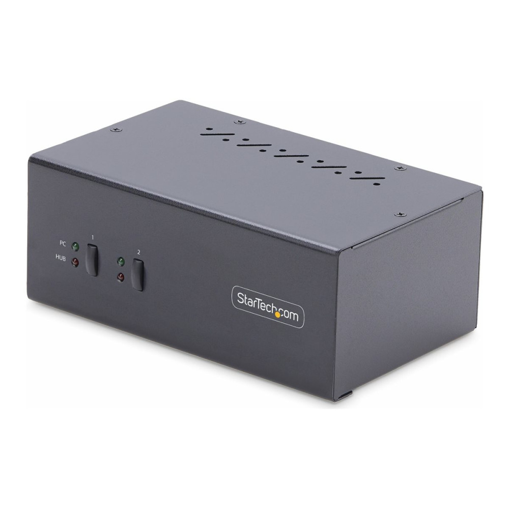 StarTech P2DD46A2-KVM-SWITCH 2-PORT DUAL-MONITOR DP KVM SWITCH, 4K 60Hz, 2x USB 5Gbps, 2x USB 2.0 2YR - Image 4