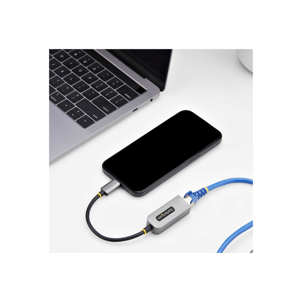 StarTech C22G-USB-ETHERNET 2.5GBE USB-C TO ETHERNET ADAPTER, NBASE-T NIC, USB 3.0 TYPE-C 2.5/1G MULTI SP - Image 4