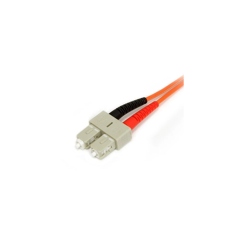 StarTech FIBLCSC2 2M FIBER OPTIC CABLE - MULTIMODE DUPLEX 62.5/125 LSZH FIBER JUMPER CORD - LC/ - Image 3