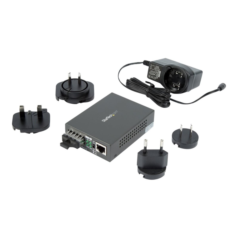 StarTech MCMGBSCSM10 FIBER MEDIA CONVERTER - 10 KM - SINGLE MODE, 2 YR - Image 2