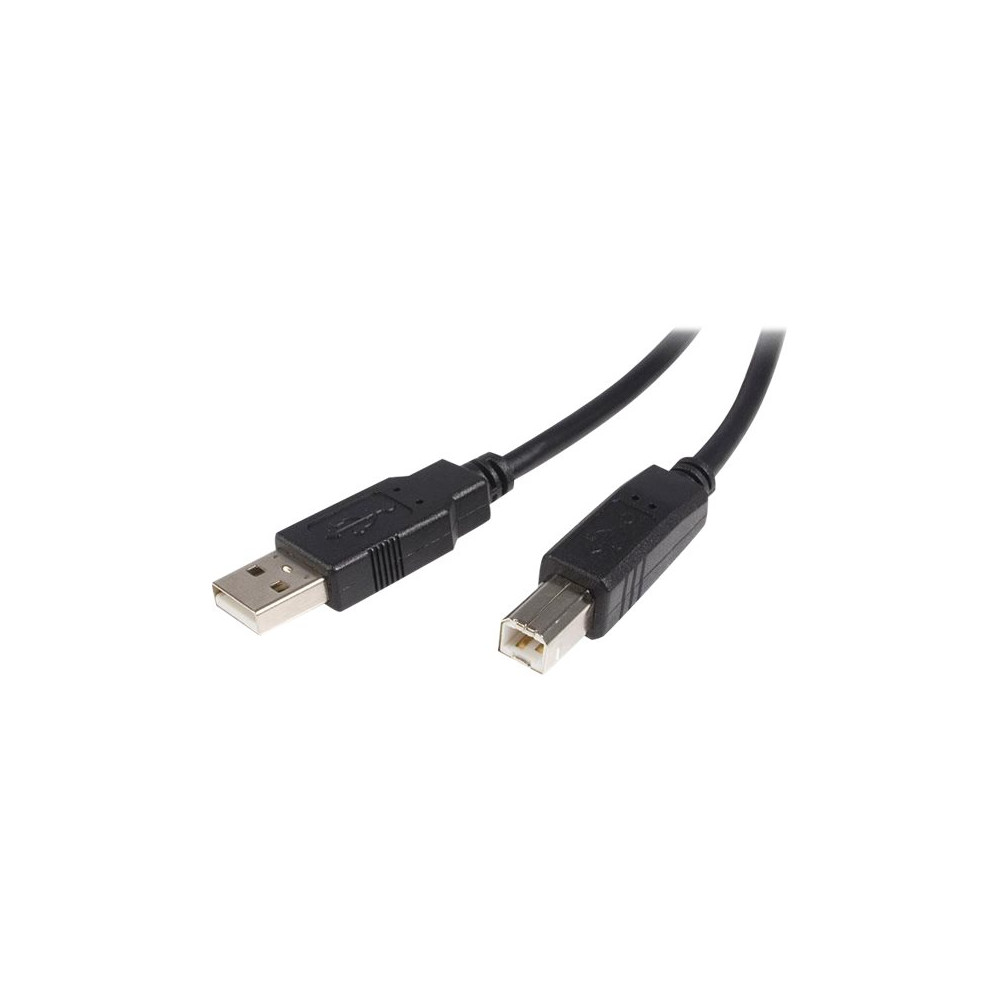 StarTech USB2HAB50CM 0.5M USB2.0 A TO USB2.0 B CABLE, M/M, LTW - Image 2