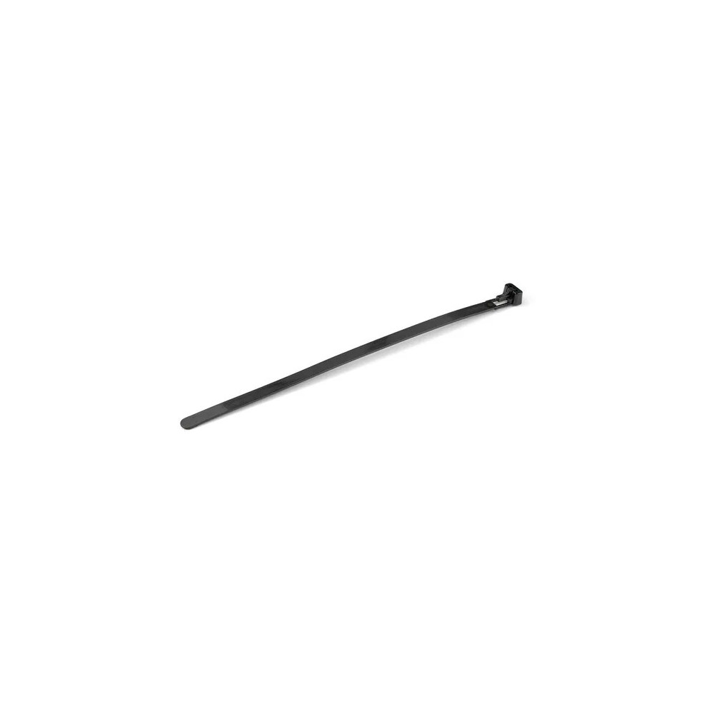 StarTech CBMZTRB8BK 8"(20CM) REUSABLE CABLE TIES - 1/4"(7MM) WIDE, 1-7/8"(50MM) BUNDLE DIA. 50LB( - Image 1