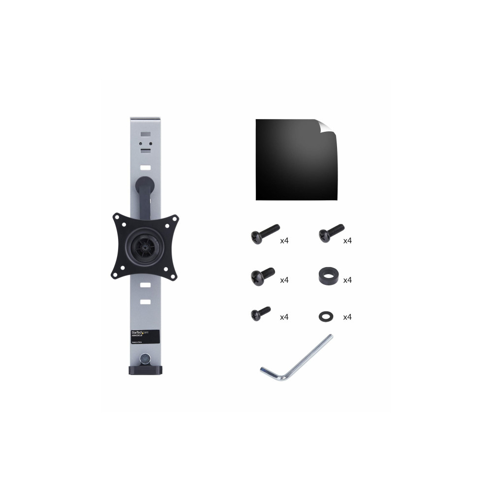 StarTech ARMCBCLB CUBICLE MONITOR MOUNT - CUBICLE WALL SINGLE MONITOR HANGER - UP TO 34" (17.6L - Image 2