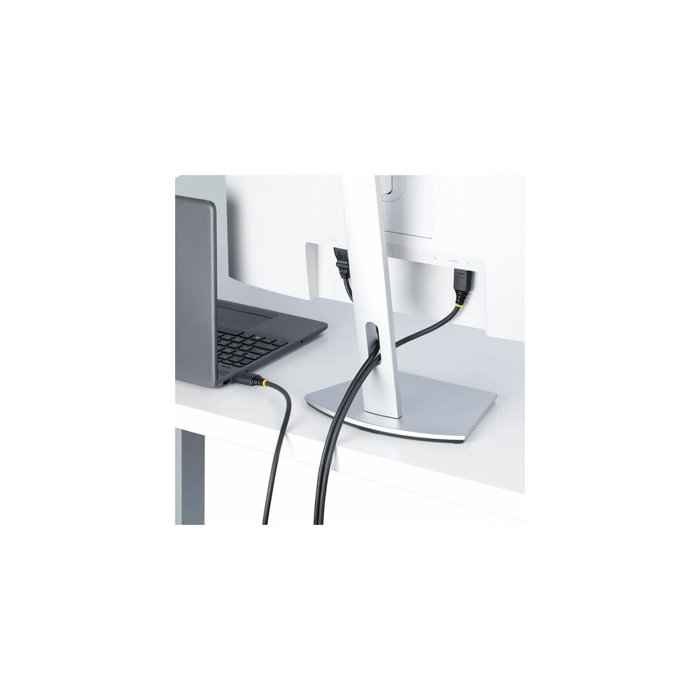 StarTech HDMI2-CABLE-GRIP-20F 20ft (6.1m) High Speed HDMI Cable with Gripping Connectors, 4K 60Hz/1440p 144Hz 18Gbps, UHD HDMI Cord, TPE Jacket - High Speed HDMI Cable w/gripping connectors to minimize accidental disconnection; Supports 4K 60Hz  - Image 8