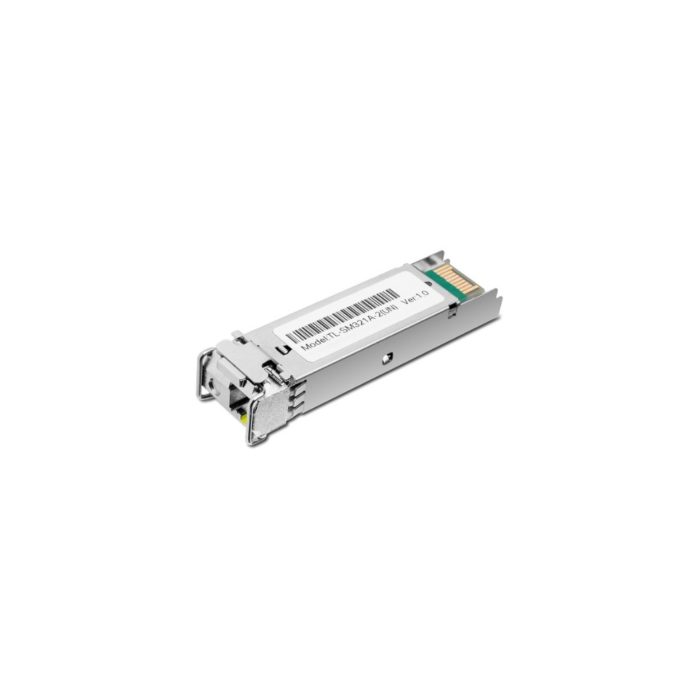 TP-LINK SM321A-2 1000Base-BX WDM Bi-Directional SFP Module (TL-) TX: 1550nm, RX: 1310nm, Up to 2KM Transmission Distance, LC Simplex - Image 1