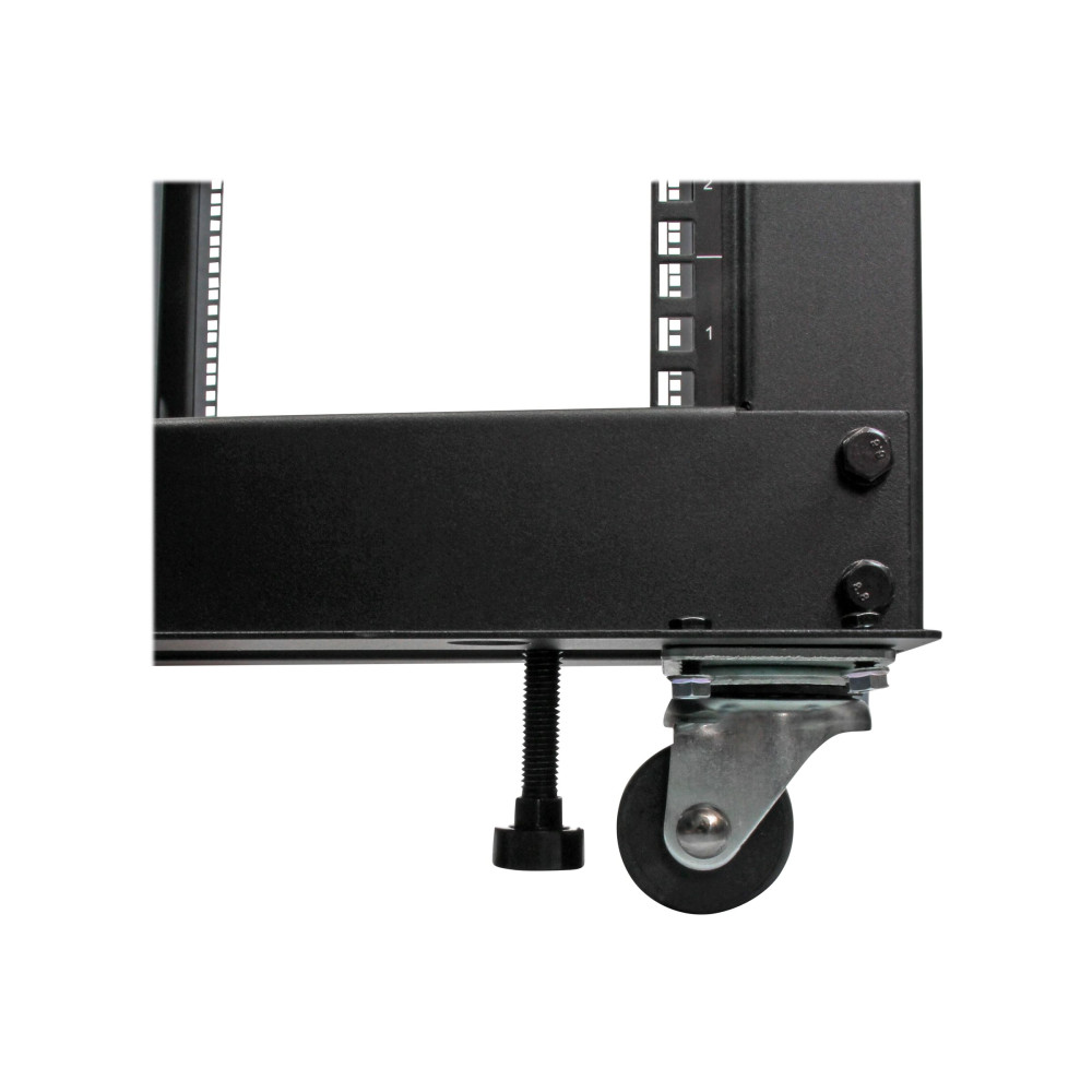 StarTech 4POSTRACK25U 19" 25U OPEN FRAME SERVER RACK, ADJUSTABLE DEPTH, ROLLING, 2YR - Image 6