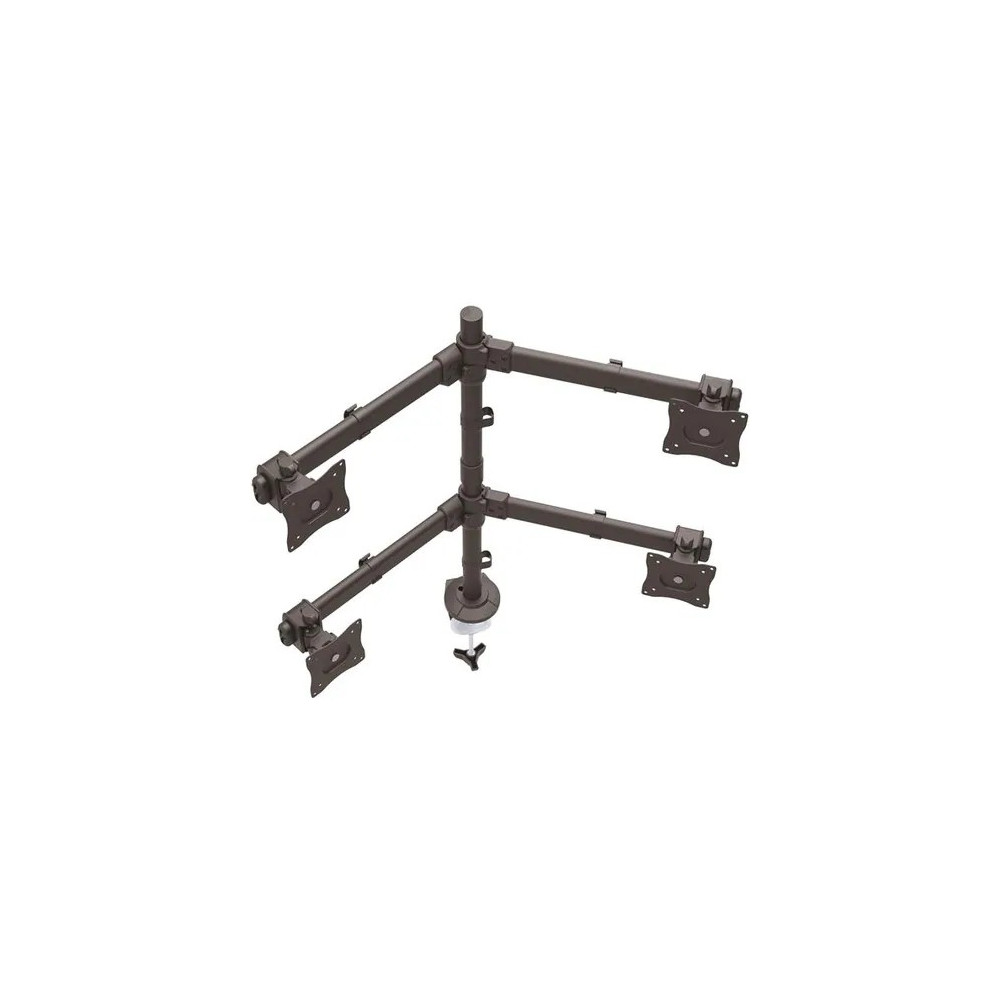 StarTech ARMQUAD Desk Mount Quad Monitor Arm, 4 VESA Displays up to 27" (17.6lb/8kg), Ergonomic Height Adjustable Articulating Pole Mount - Height Adjustable - 4 Display(s) Supported - 33 cm to 68.6 cm (27") Screen Support - 31.93 kg Load Capaci - Image 5