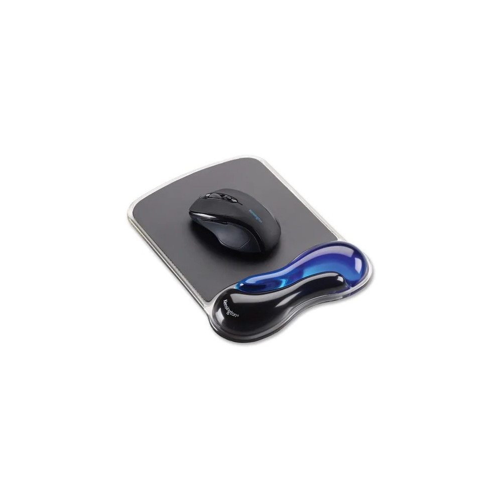 Kensington 62401 DUO GEL MOUSE PAD - BLUE/BLACK