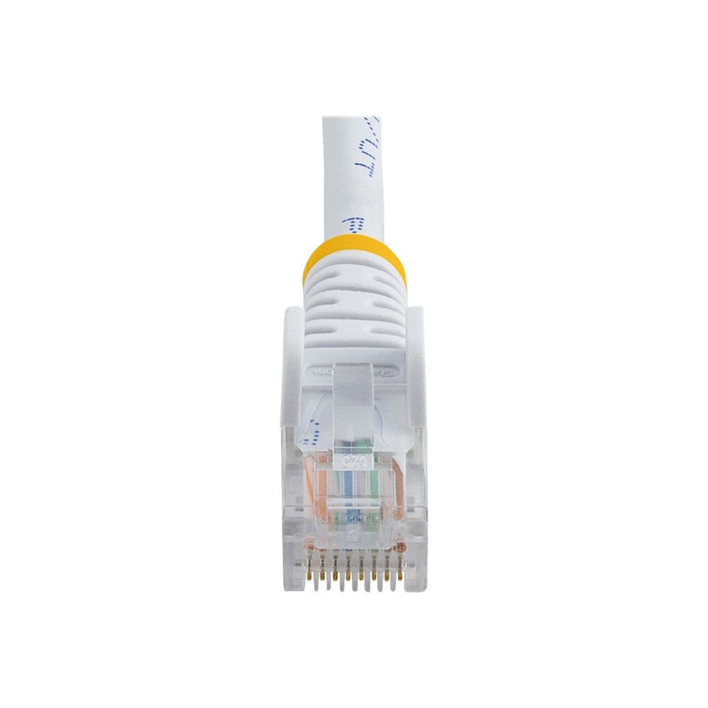 StarTech 45PAT50CMWH 50CM WHITE CAT5E/ CAT 5 SNAGLESS ETHERNET PATCH CABLE 0.5 M - Image 1