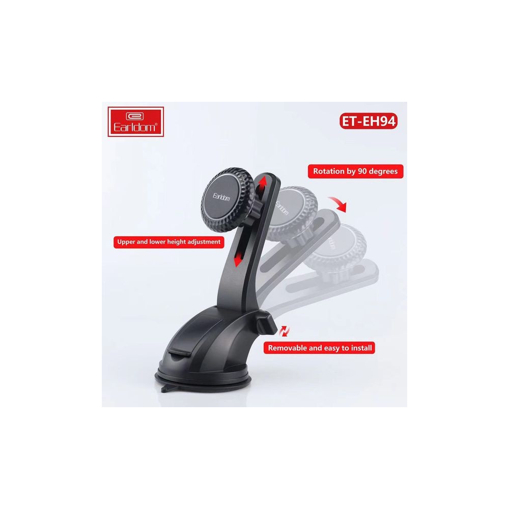 Earldom MOBINTEDEH94 EH94 Magnet Mount Holder with Suction Base - Image 3