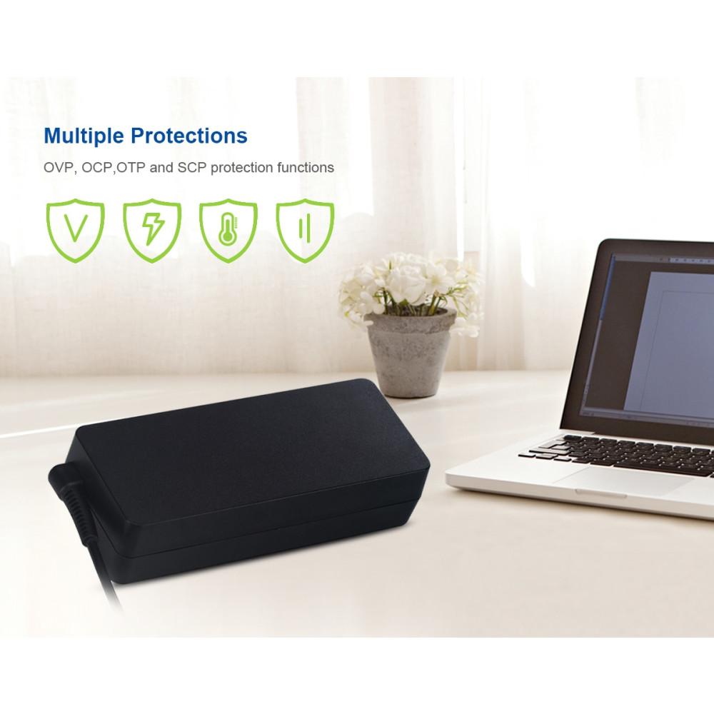 Huntkey NBAHUN90WIIMINI-1 HKA09019047-8D: 90W MINI II EDITION NOTEBOOK ADAPTER WITH 10 TIPS (2,5,9,11,12,13,16, 17,19,26 ) - Image 4