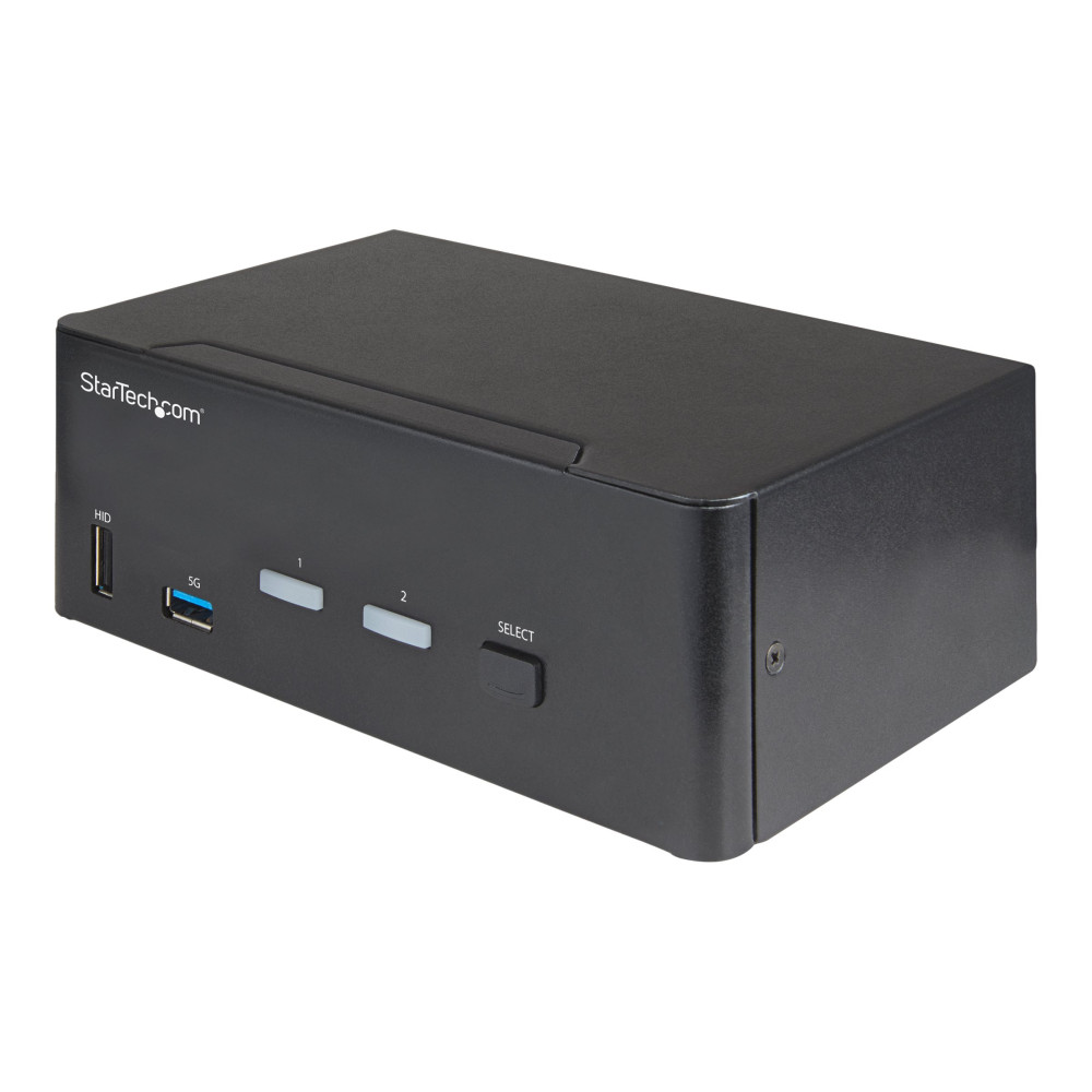 StarTech SV231DHU34K6 2 Port Dual Monitor HDMI KVM Switch 4K 60Hz, USB 3.0 Hub - TAA 2 YR - Image 2