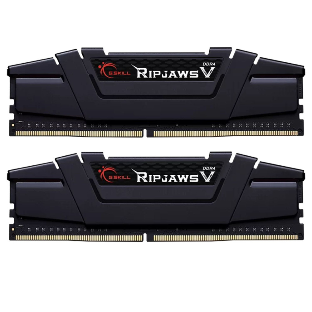 G.SKILL F4-3600C18D-16GVK 16GB (2 x 8GB)/ PC4-28800 / DDR4 3600 Mhz/ Timings 18-22-22-42/ Voltage 1.35V/ Ripjaws V - Image 1