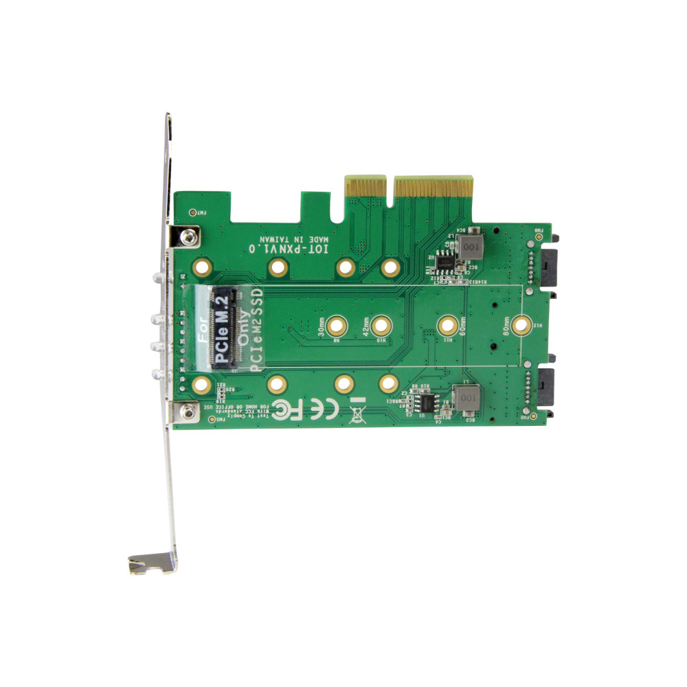 StarTech PEXM2SAT32N1 3 PORT M.2 SSD ADAPTER CARD, PCIe(NVME), SATA M.2 (2), 2YR - Image 9