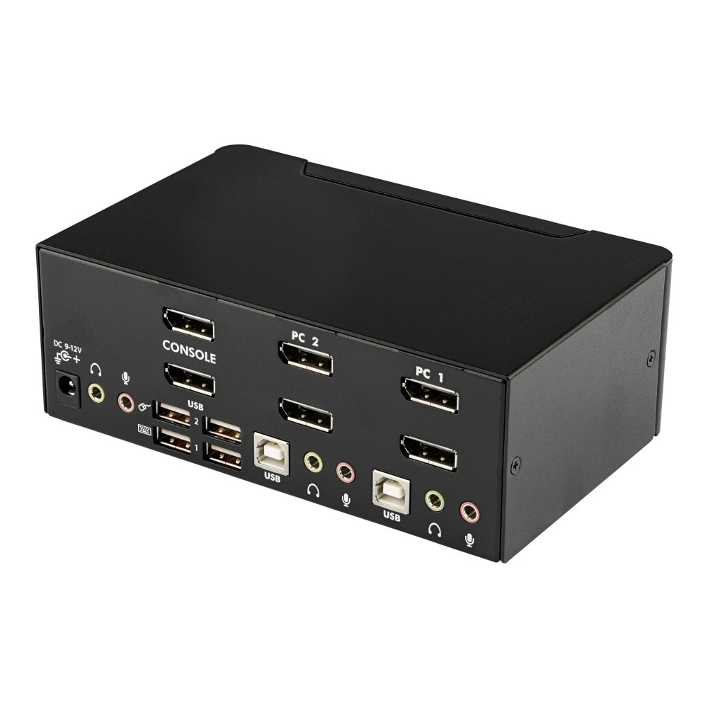 StarTech SV231DPDDUA 2 PORT DUAL DISPLAYPORT KVM SWITCH, USB, AUDIO, HOTKEY, NO CABLE, 3YR - Image 3