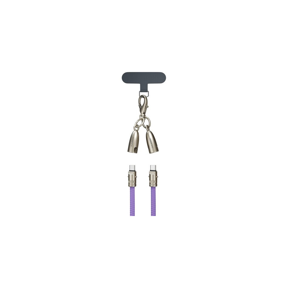 Alogic ATCCLY-LV Tether USB-C to C Lanyard 60W 1.2M Lvndr - Image 3