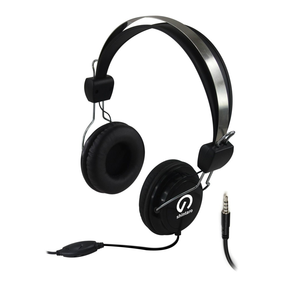 SHINTARO SH-105MC 3.5mm Aux Headset w/ Inline Mic - Image 1