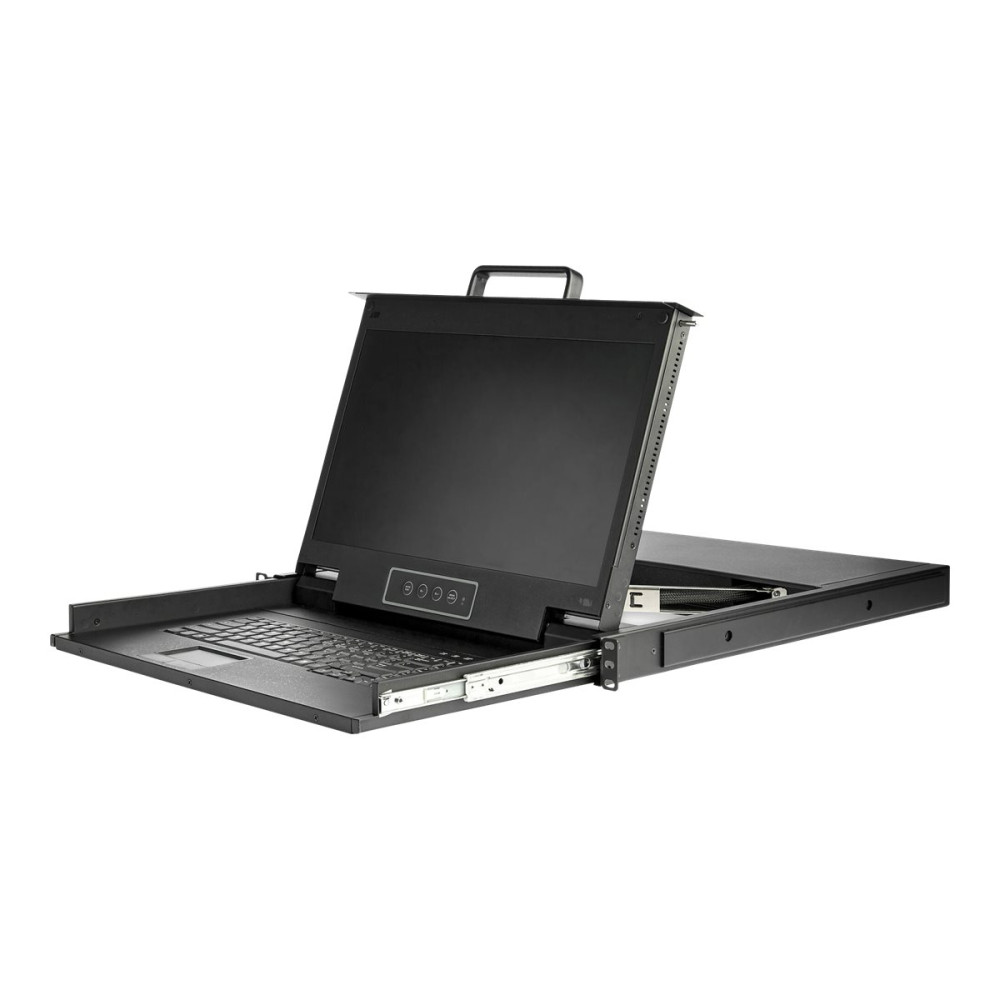 StarTech RKCONS17HD 1 PORT 1U VGA KVM CONSOLE HD - 17" LCD VGA, RACKMOUNT DRAWER W/CABLES, 2YR - Image 5
