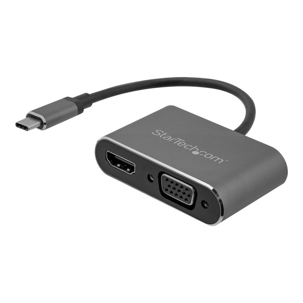 StarTech CDP2HDVGA USB-C MULTIPORT ADAPTER, HDMI, VGA, DUAL DISPLAY, ALUMINUM, 3YR - Image 5